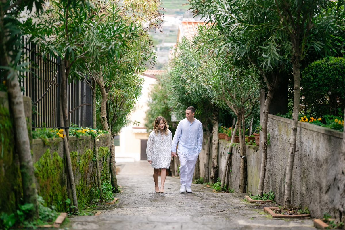 Ședință foto de cuplu la Positano – Amalfi Coast