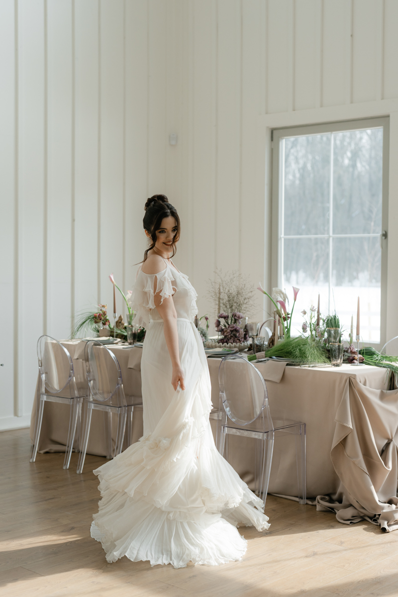 Sedinta stilizata de nunta (styled shoot) la The White Manor