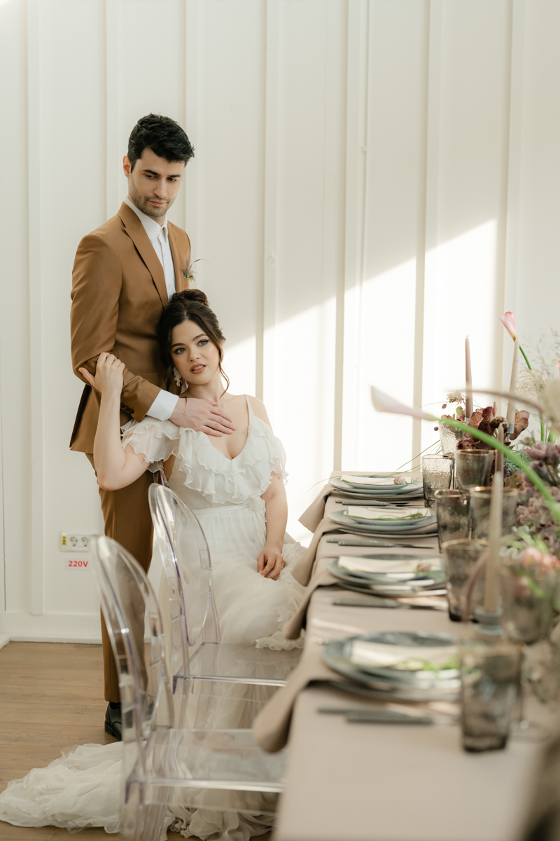 Sedinta stilizata de nunta (styled shoot) la The White Manor